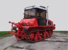 Общий вид трактора гусеничного Агромаш-150ТГ 1040А. Вид сзади справа